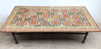 Tesselating Turtles Coffee Table 66 x 33 x 18 high