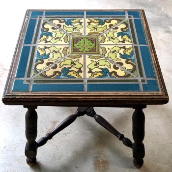 Sheffield Deco on Old Wood Table Base