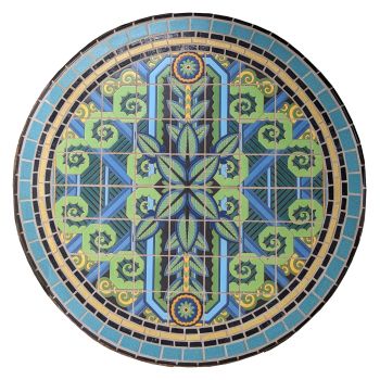 Spanish Art Deco Round Table
