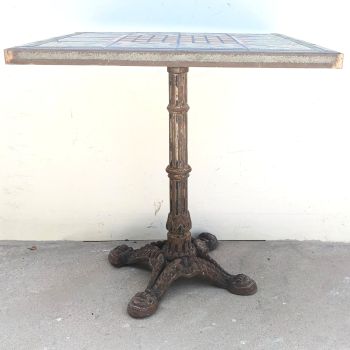 Lower Robbia Checkers Table 28 x 28 x 30" high