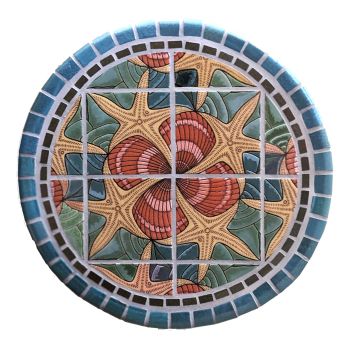 Starfish and Shells Round Table