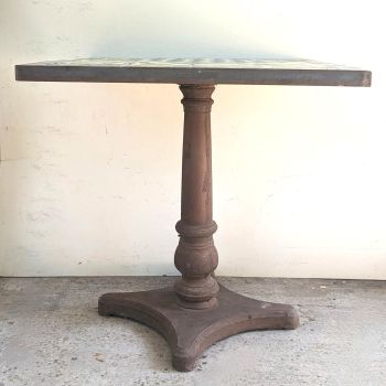 Del Rey Cupola Checker Table 28 x 28 x 30" high