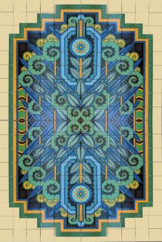 Spanish Deco Panel  72x108" tile