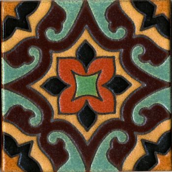 6x6" Wingtip deco satin - Burg