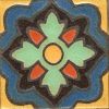 3.6x3.6” Aster Dot deco satin-Brown