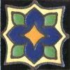 3x3” Posy Dot deco combo-Black tile