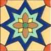 4.2x4.2” Prima Dot deco gloss-Cream tile