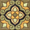 Inspired by the colors of an old Grueby tile, this unique design has become one