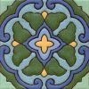 A geometric pattern created to compliment the tiles found on Catalina Island.