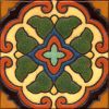 A geometric pattern created to compliment the tiles found on Catalina Island.