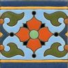 Monterey deco satin- Blue 6x6” tile pattern
