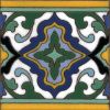 Presidio Ornate Full deco gloss- White 6x6” tile pattern