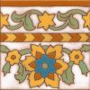 Robbia deco gloss-Classic 6x6” tile pattern