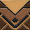 Baxter deco satin-Brown  6x6"