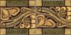 This pattern was inspired by Gothic stone carvings and glazed with an arts and c