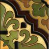 A bold, geometric pattern in the English gothic style.