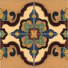Loggia deco satin-Tan (4 Tile Repeat) 12x12”