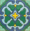 6x6” Duchess deco gloss-Emerald