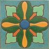 5.5x5.5" Lily deco satin-Green