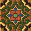 6x6" Wingtip deco satin - Rust